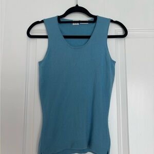 TSE Cashmere Light Blue Tank Top